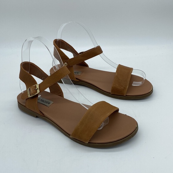 Steve Madden Shoes - Steve Madden Dina Sandals Brown Leather Womens Size 7 M